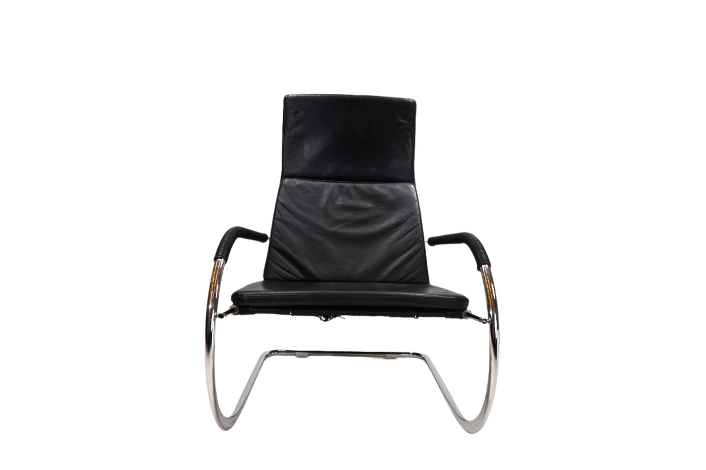 Tecta D35 Kinetic Bauhaus leather lounge chair by Anton Lorenz