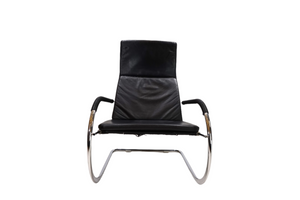 Tecta D35 Kinetic Bauhaus leather lounge chair by Anton Lorenz