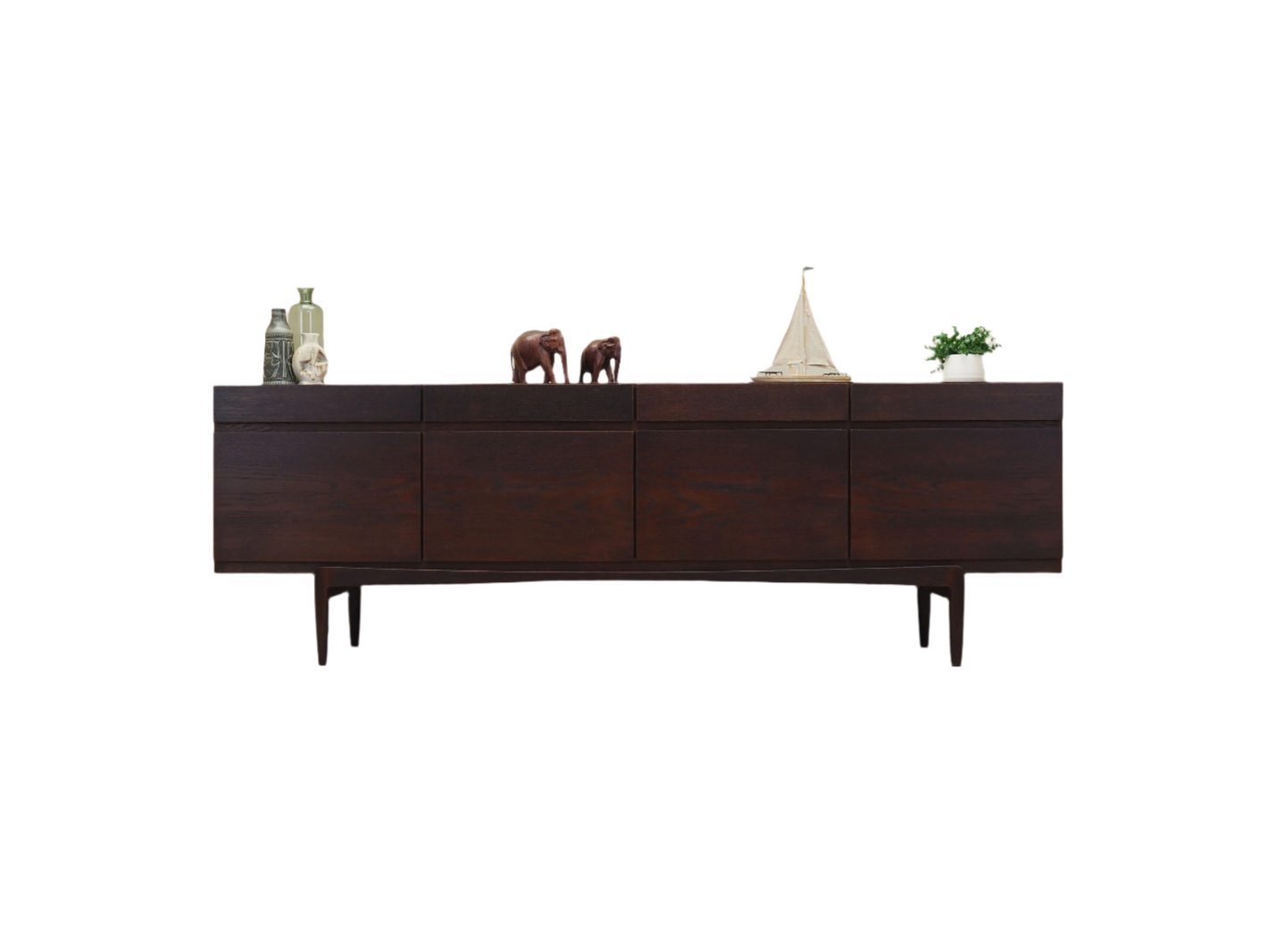 Danish Oak Sideboard by Ib Kofod Larsen for Faarup Møbelfabrik 1970s