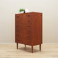 Teak chest of drawers, 1970s