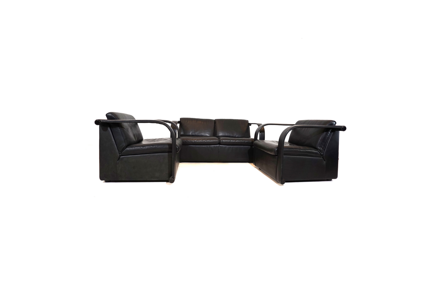 Otto Zapf Arcona Leather Living Room Set for Art Collection