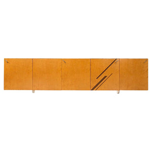 Sideboard Model "Birds-Eye" in Maple by Giovanni Offredi for Saporiti, 1970s