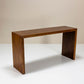 Console Veneered in Dark Stained Bamboo, Belgium 1980s