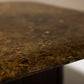 Coffee Table In Wood And Brown-Gold Marble, Italy 1960's