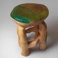 "Satyrs" Solid Wood Sculptural Contemporary Side Table