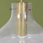 Midcentury Pendant Light by Glashütte Limburg Germany, 70s