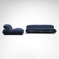 Soriana 3 seater sofa and chaise longue by Tobia & Afra Scarpa for Cassina 2000s