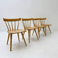 Mid-Century rung chair set by Paul McCobb Planner Group 1920s