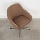 1970s Scandinavian Modern Design Brown Armchair, Demark.