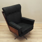 1970s Scandinavian Modern Office Leather Armchair, Demark.