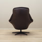 1960s Leather Swivel Armchair by H.W. Klein for Bramin, Danish Modern Design