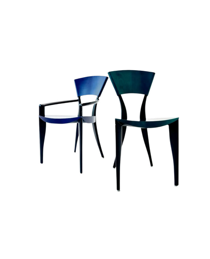 Set of 2 Italian chairs Karina by Gaby Fois Dorell for Sawaya & Moroni, 2000s