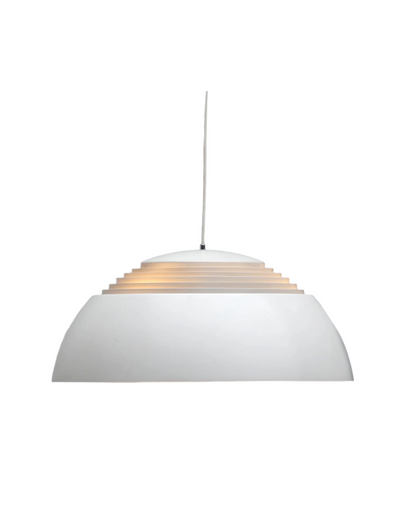 AJ Royal Lamp In Light Grey By Arne Jacobsen For Louis Poulsen