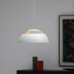 AJ Royal Lamp In Light Grey By Arne Jacobsen For Louis Poulsen