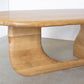 Sculptural Dining Table in Oak Wood