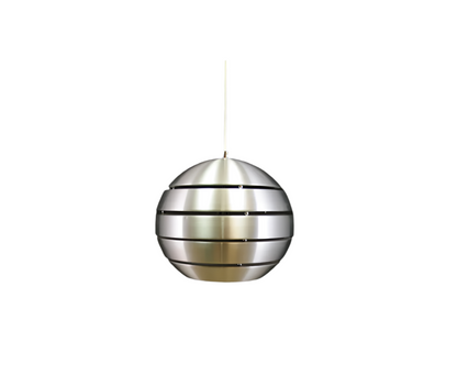 Danish Silver Pendant Lamp, 1970s.