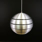 Danish Silver Pendant Lamp, 1970s.