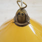 Danish Glass Pendant Lamp in Mustard by Soholm, 1960s.