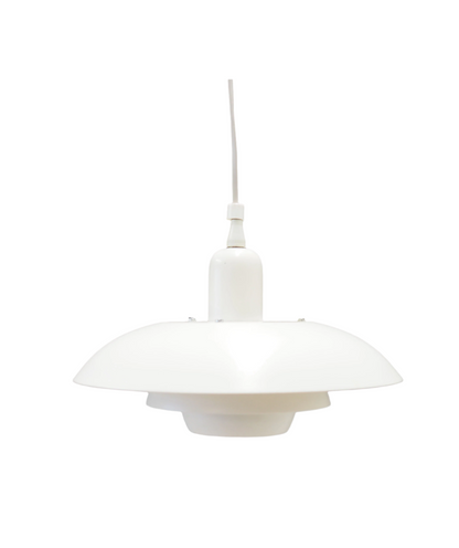 White Danish Pendant Lamp, 1970s.