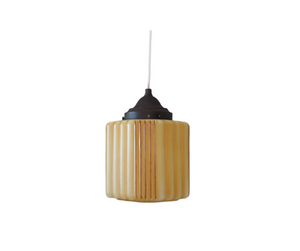 Danish, Yellow Pendant Lamp, 1960s.