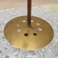 1960 Swedish Brass Chandelier by Carl Fagerlund for Orrefors