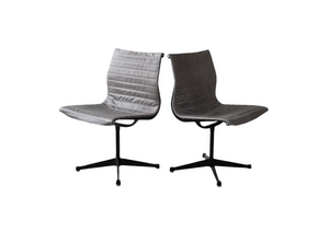 Aluminium Desk Chairs by Charles and Ray Eames, 1960s, Set of 2