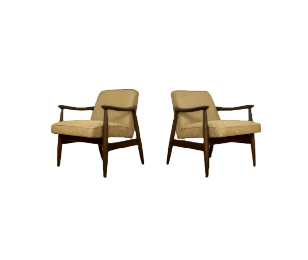 Pair of GFM-87 armchairs by Juliusz Kędziorek, GFM, Poland, 1960’s