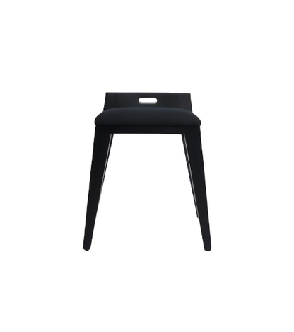 om16.2 black solid ash stool